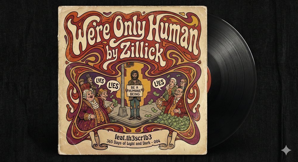 Cover art for We're Only Human by Zillick feat.th3scr1b3