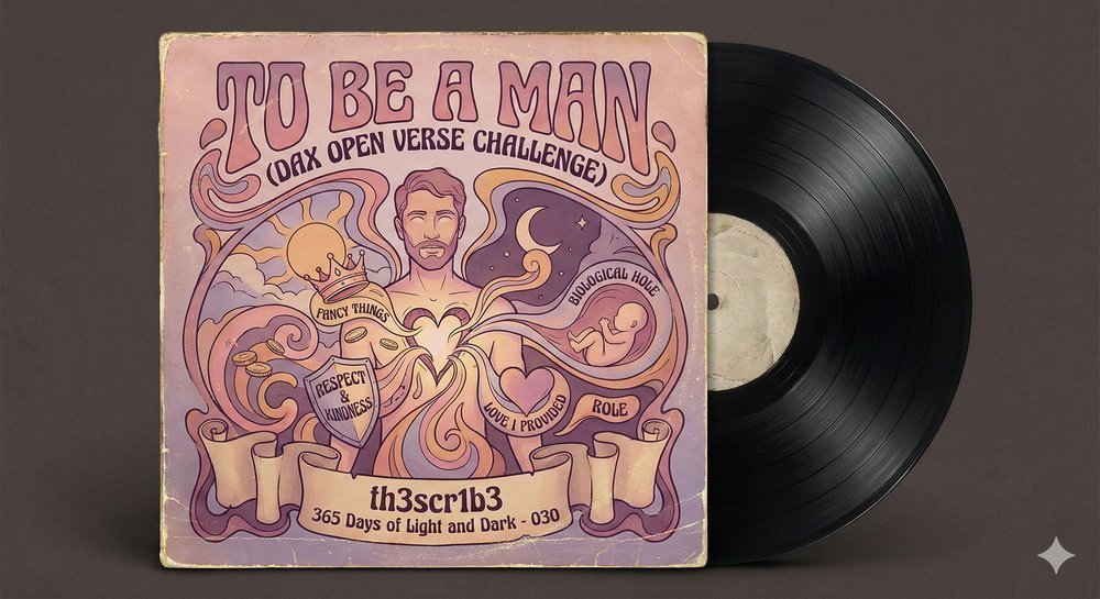 Cover art for To Be A Man (Dax Open Verse Challenge)