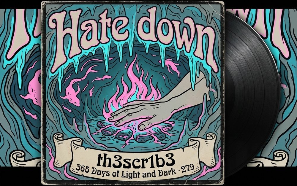 Cover art for Hate down