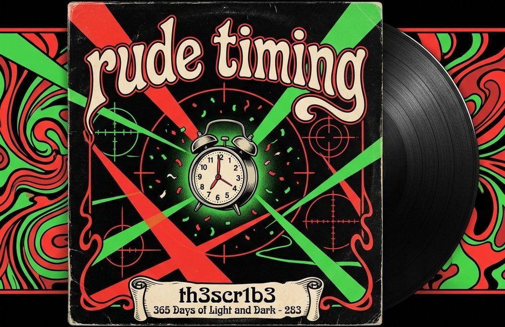 Cover art for rude timing